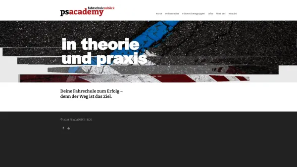 Website Screenshot: Ing. Franz gif - ps academy | fahrschule auböck - Date: 2023-06-26 10:19:24
