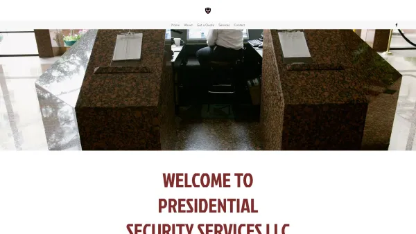 Website Screenshot: {FassSec} pss Security - Presidential Security Services LLC | Security Guard Service - Date: 2023-06-26 10:19:26