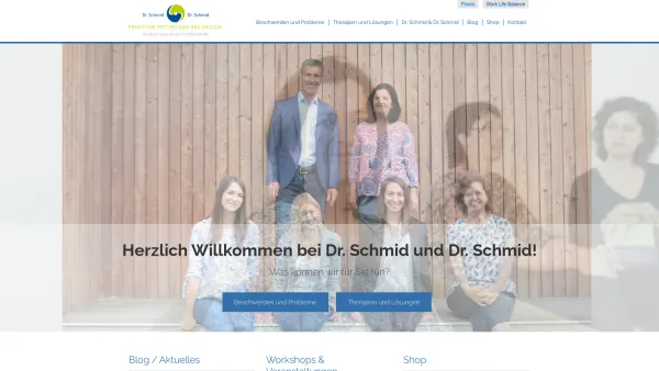 Website Screenshot: DR. NORMAN SCHMID Klinischer Psychologe - Dr. Schmid & Dr. Schmid - Praxis für Psychologie und Medizin - Date: 2023-06-26 10:19:27