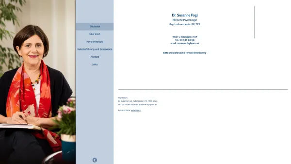 Website Screenshot: Dr. Susanne Fogl - Susanne Fogl - Startseite - Date: 2023-06-14 10:44:37