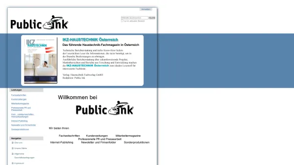 Website Screenshot: bei Public Ink - — Public Ink - Melach und Mitterbauer OG - Date: 2023-06-26 10:19:29