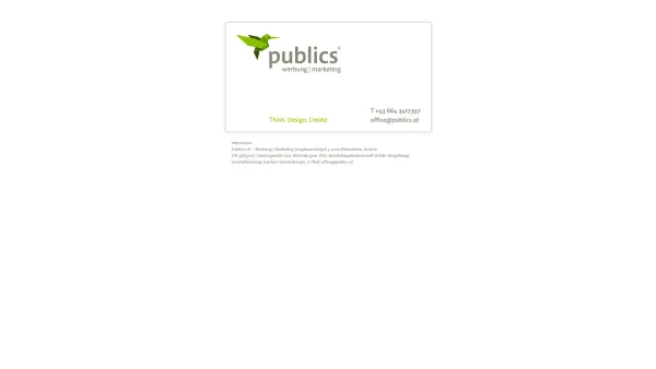 Website Screenshot: Publics Werbung | Fotografie - publics - werbung | marketing - Date: 2023-06-26 10:19:29