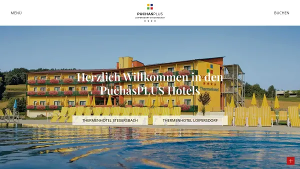 Website Screenshot: Thermenhotel Stegersbach GmbH - Homepage - Puchasplus Thermenhotels - Date: 2023-06-26 10:19:29