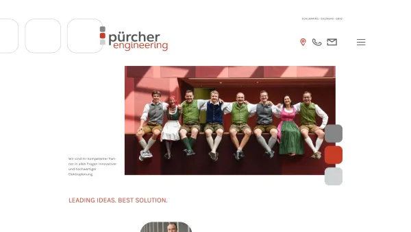 Website Screenshot: firmenwebsite von pürcher engineering dem technischen büro in schladming elektroplanung - Willkommen - Pürcher Planungs GmbH - Date: 2023-06-26 10:19:29