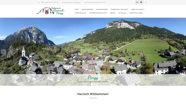 Website Screenshot: Gemeinde Pürgg-Trautenfels - Stainach-Pürgg - Date: 2023-06-26 10:19:29