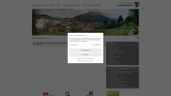 Website Screenshot: Purkersdorf RiS-Kommunal - Offizielle Homepage der Stadtgemeinde Purkersdorf - Home - Date: 2023-06-14 10:44:37