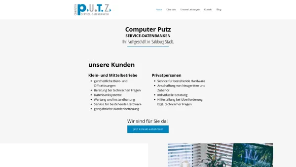 Website Screenshot: Putz Computer - Putz Computer | Verkauf - Service - Datenbanken - Salzburg - Date: 2023-06-14 10:37:55