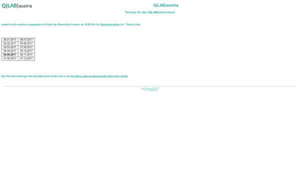 Website Screenshot: Q-LAB-Austria Das ofi BRANCHENANGEBOTE Lebensmittel - QLAB austria - Date: 2023-06-26 10:19:32