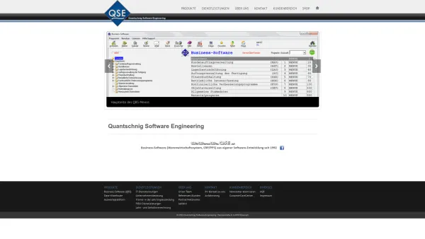 Website Screenshot: Quantschnig Software-Engineering - Quantschnig Software Engineering - Date: 2023-06-14 10:44:40