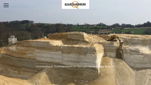 Website Screenshot: Krempelbauer Quarzsandwerke - 4 - Startseite - Date: 2023-06-14 10:37:32