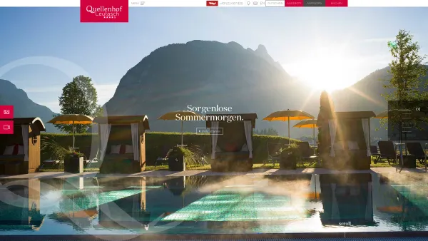 Website Screenshot: Hotel Quellenhof**** - 4*S Quellenhof - Quellenhof Leutasch - Date: 2023-06-14 10:44:40
