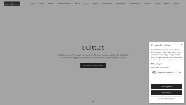 Website Screenshot: Quitt Bueromoebel - Quitt.at | Domainhandel24.com - Date: 2023-06-14 10:44:40