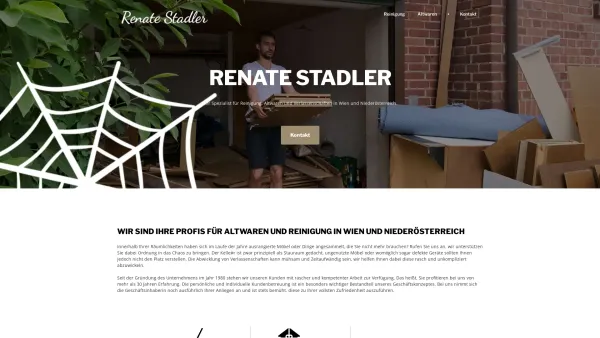 Website Screenshot: Stadler Reinigung Entsorgung Transport - Renate Stadler - Wien - Niederösterreich - Date: 2023-06-26 10:19:35