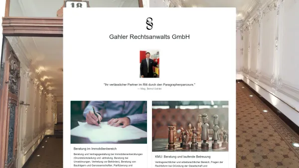 Website Screenshot: Dr. Hermann Heller Rechtsanwaltskanzlei - Gahler Rechtsanwalts GmbH - Date: 2023-06-26 10:19:35