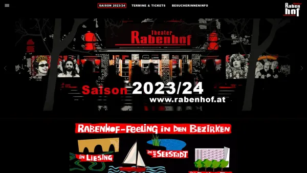 Website Screenshot: Rabenhof Theater Wien - Rabenhof Theater - Date: 2023-06-26 10:19:35