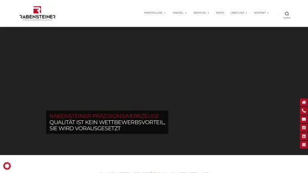 Website Screenshot: Rabensteiner Präzisionswerkzeuge GmbH & Co KG - Startseite - Rabensteiner Präzisionswerkzeuge - Date: 2023-06-15 16:02:34
