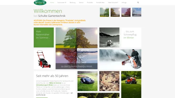 Website Screenshot: R.RACEK G.m.b.H - Home - Schulte Gartentechnik Wien - Date: 2023-06-14 10:36:50