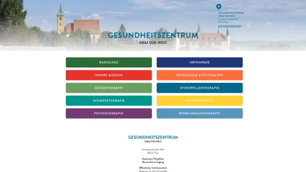 Website Screenshot: Gölles Michael default - Gesundheitszentrum Graz Süd-West - Date: 2023-06-26 10:19:38