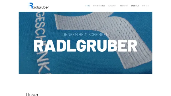 Website Screenshot: Ing. Raimund FEA Promotion - Home - Radlgruber Werbegeschenke GmbH - Date: 2023-06-26 10:19:38