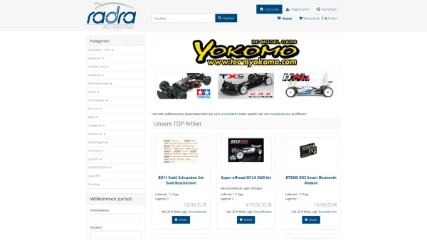 Website Screenshot: Radra RC-Racing - Radra Rc.Racing - Date: 2023-06-14 10:44:40