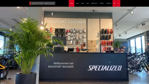 Website Screenshot: Radsport Wagner - Radsport Wagner | Bikes | Salzburg | Fahrräder | Rad Onlineshop – Fahrräder | Werkstatt | Bekleidung | Rent a bike | Schuhe - Date: 2023-06-15 16:02:34