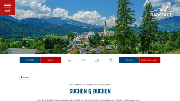 Website Screenshot: Radstadt Tourismus - Sommerurlaub in Radstadt | Urlaubsregion Salzburger Land - Date: 2023-06-26 10:19:36