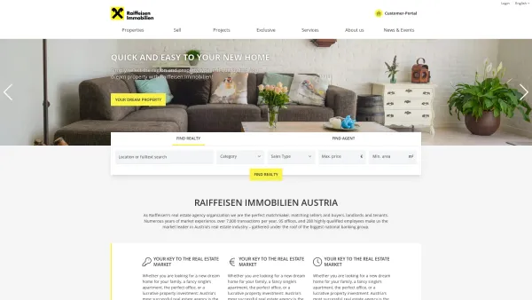 Website Screenshot: Real-Treuhand Management GmbH - Raiffeisen Immobilien Österreich - Date: 2023-06-26 10:19:41