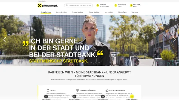 Website Screenshot: Burgenländische Raiffeisenbank in Eisenstadt Redirect Raiffeisen.at - Privatkunden | Raiffeisenlandesbank Niederösterreich-Wien - Date: 2023-06-15 16:02:34