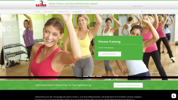 Website Screenshot: Mag. Andreas Index RAINER Fitness und Gesundheitsstudio - Rainer Fitness- und Gesundheitsstudio Lieboch – Dein kompetenter Partner für Bewegung und Gesundheit - Date: 2023-06-15 16:02:34