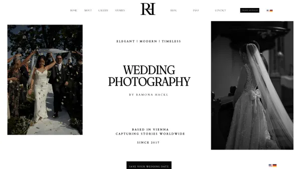 Website Screenshot: RAMONA HACKL PHOTOGRAPHY - Vienna Wedding Photographer - Hochzeitsfotograf Wien - Date: 2023-06-26 10:19:44