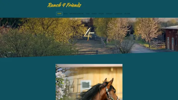 Website Screenshot: Ranch 4 Friends Reitsportanlage GmbH - RANCH 4 FRIENDS - R4Fs Webseite! - Date: 2023-06-14 10:44:43