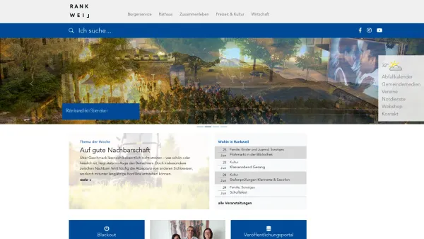 Website Screenshot: Marktgemeinde Rankweil - Willkommen in Rankweil — Rankweil - Date: 2023-06-26 10:19:44