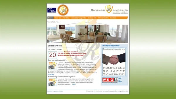 Website Screenshot: Ranzmeir Immobilien - Ranzmeir Immobilien - Ranzmeir Real Estate - Date: 2023-06-26 10:19:44