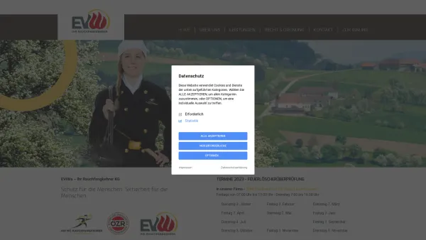 Website Screenshot: rauchfangkehrer.com Peter Engelbrechtsmüller - Home - Betrieb - EVW KG - Date: 2023-06-26 10:19:47