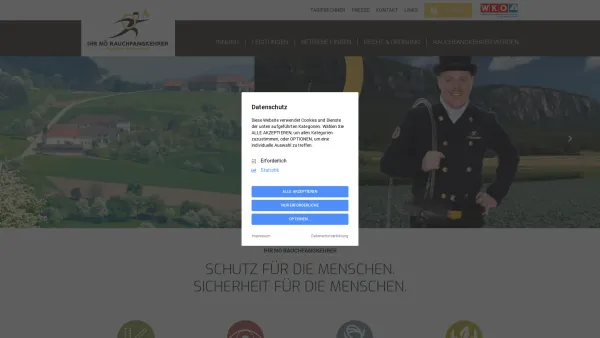 Website Screenshot: Kremsner Peter Rauchfangkehrer.org - Home - Rauchfangkehrer Innung NÖ - Date: 2023-06-26 10:19:47
