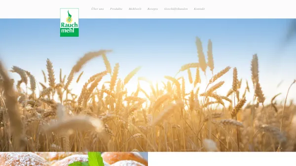 Website Screenshot: Anton Rauch Gesellschaft m.b.H. Co. Rauchmühle - Home - Startseite Rauchmühle / Rauchmehl / Rezept des Monats - Date: 2023-06-15 16:02:34