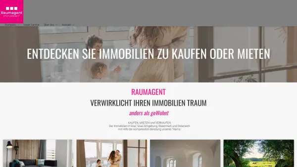 Website Screenshot: RAUMAGENT Immobilien GmbH - Immobilien kaufen und verkaufen. Wohnung mieten, Häuser, Grundstück kaufen (2023) - Date: 2023-06-26 10:19:47