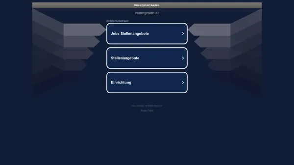 Website Screenshot: RAUMGRÜN-Objektbegrünung - raumgruen.at - Date: 2023-06-26 10:19:47