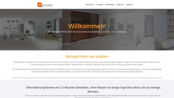 Website Screenshot: Herzlichbei t4 systems - ALLGEMEININFO - Date: 2023-06-26 10:19:47