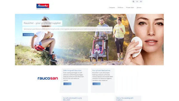 Website Screenshot: Rauscher Consumer Products GmbH - Rauscher Consumer: Rauscher Consumer - Date: 2023-06-14 10:37:58