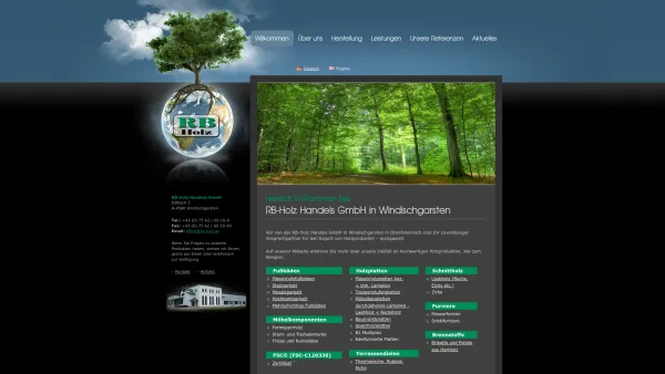 Website Screenshot: Raimund RB Holz - RB-Holz Handels GmbH in Windischgarsten: Schnittholz - Date: 2023-06-26 10:19:47