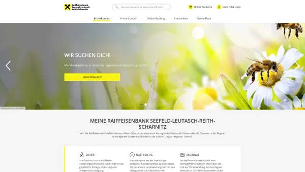 Website Screenshot: Raiffeisenbank Seefeld Leutasch-Reith-Scharnitz registrierte Genossenschaft mit beschränkter Redirect Raiffeisen.at - Raiffeisenbank Seefeld-Leutasch-Reith-Scharnitz | Aus der Region, für die Region - Date: 2023-06-15 16:02:34