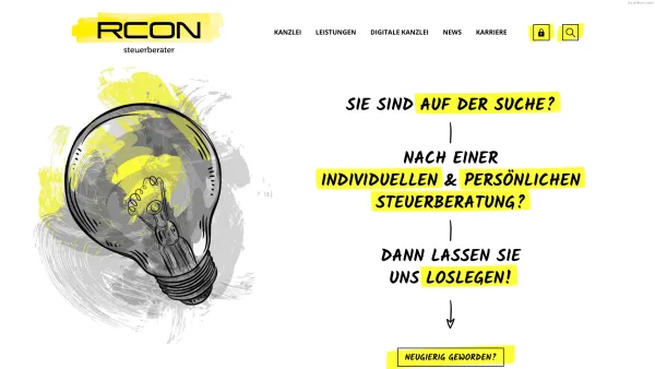 Website Screenshot: rCon IT-Services e.U. - Startseite » RCON Steuerberatung GmbH - Date: 2023-06-26 10:19:47