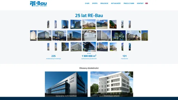 Website Screenshot: Re-Bau - RE-Bau: Generalny wykonawca inwestycji budowlanych - Date: 2023-06-26 10:19:50