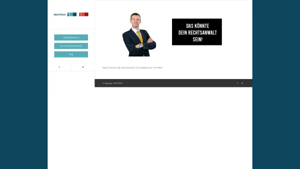 Website Screenshot: Mag. Thomas Fraiß Rechtsanwalt - Über Rechteck.at - RECHTECK - Date: 2023-06-15 16:02:34