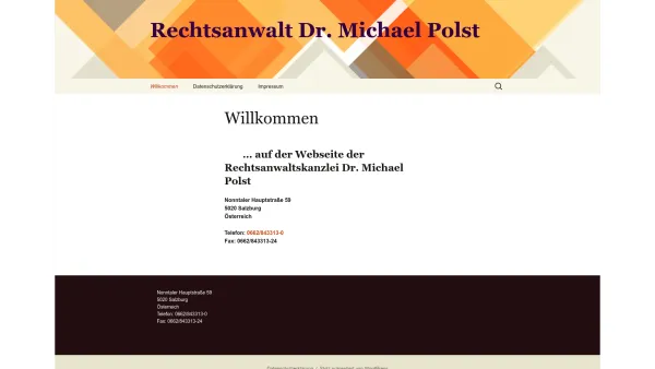 Website Screenshot: Rechtsanwaltskanzlei Dr. Michael Polst, LL.M. Vertrauen & Kompetenz für Ihr Recht - Rechtsanwalt Dr. Michael Polst - Date: 2023-06-14 10:37:35