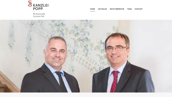 Website Screenshot: Popp Hans Georg - Rechtsanwalt Mag. Hans Georg Popp | Ihr Anwalt in Graz und Graz Umgebung. - Date: 2023-06-26 10:19:50