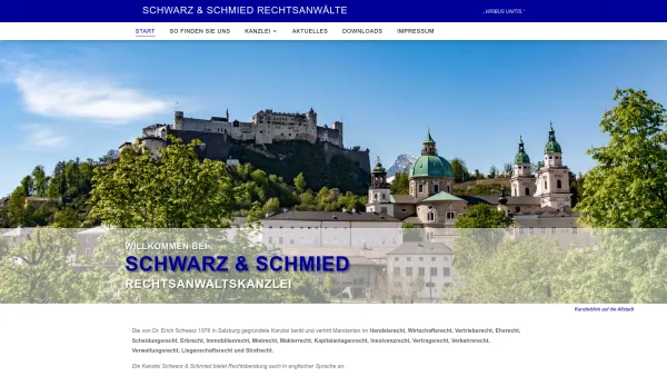Website Screenshot: Schwarz und Götzl Rechtsanwälte - Schwarz & Schmied Rechtsanwälte | Ihr Rechtsanwalt in Salzburg - Date: 2023-06-26 10:19:50