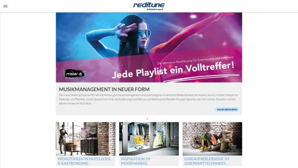 Website Screenshot: Reditune Österreich Bornhauser GmbH - Audio- und Video-Erlebnisse, die verkaufen! - Date: 2023-06-26 10:19:53