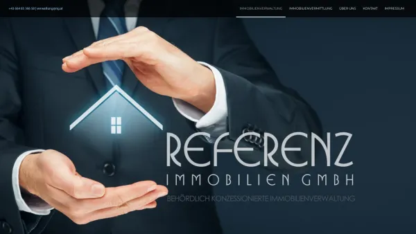 Website Screenshot: Referenz Immobilien GmbH - Herzlich willkommen bei der Referenz Immobilien GmbH - Date: 2023-06-26 10:19:53